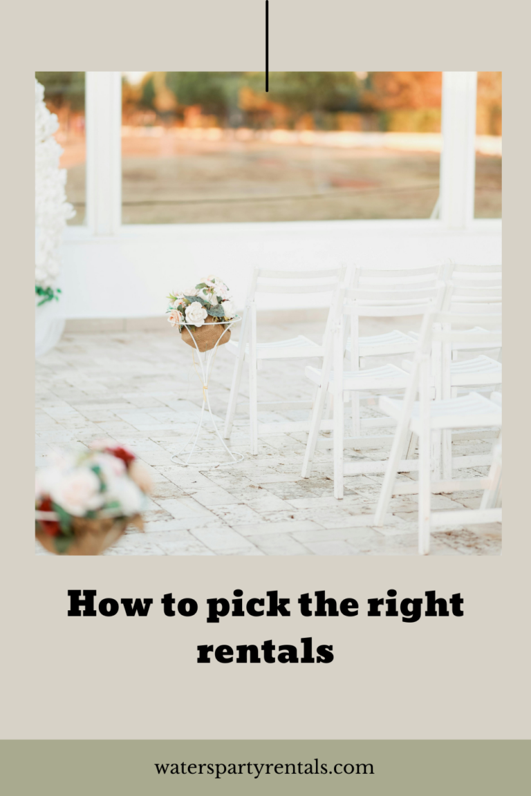 How to find the right rentals for your party